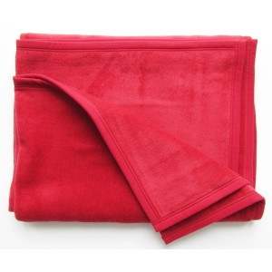 Rote Heim Kuscheldecke (100x150 cm), waschbare Hundedecke für gemütliche Stunden.