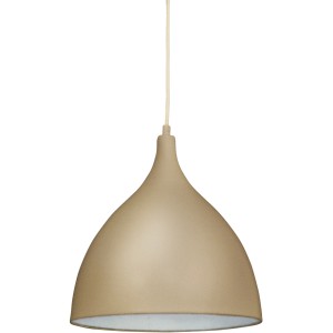 Näve Pendelleuchte Pinhead in Cappuccino: Metall-Hängelampe mit E27 Fassung, Schirm Ø 28cm.