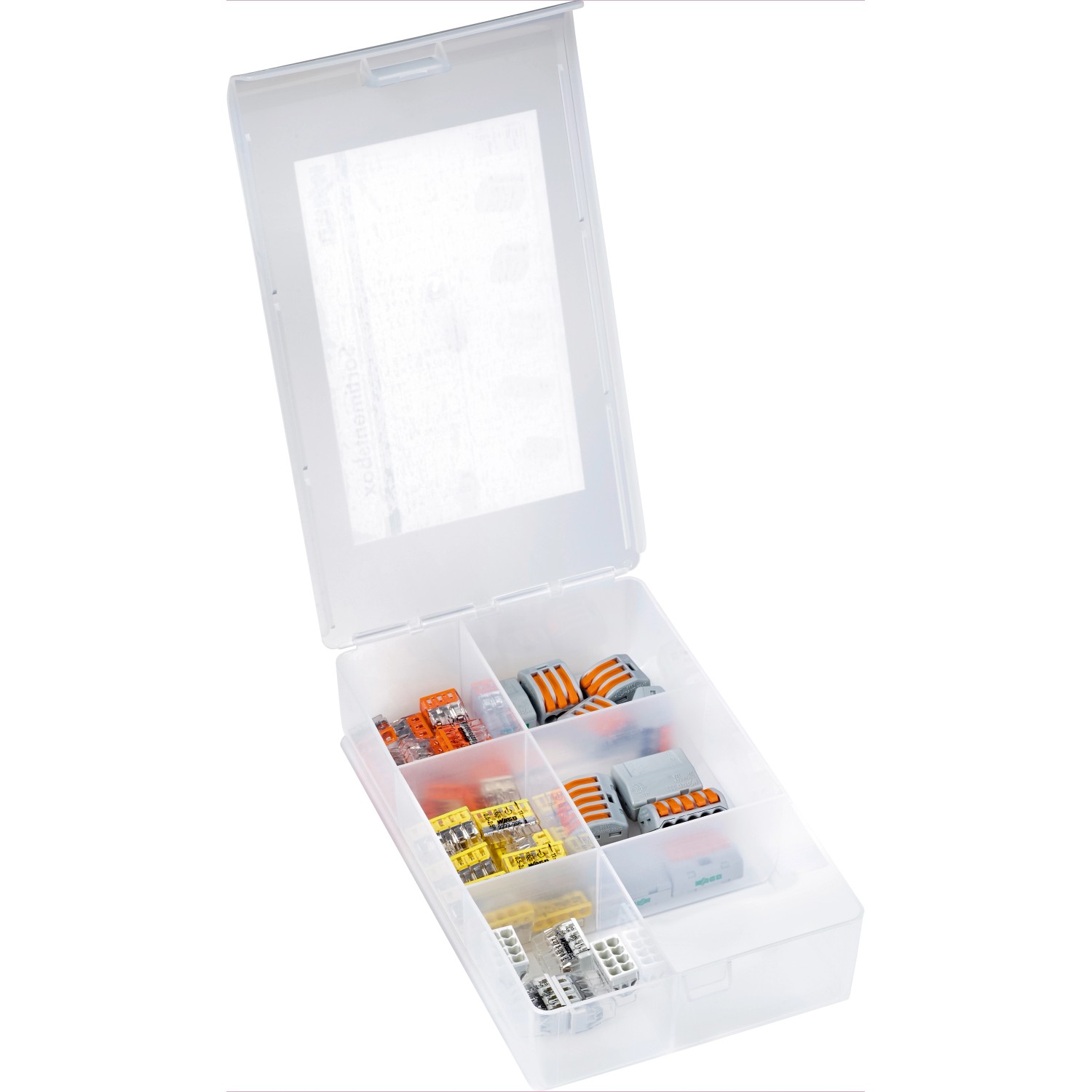 Sortimentsbox Klemmen-Set 45-teilig