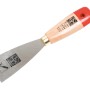LUX Malerspachtel Flexibel, 50 mm breit, mit Holzgriff und Stahlblatt.
