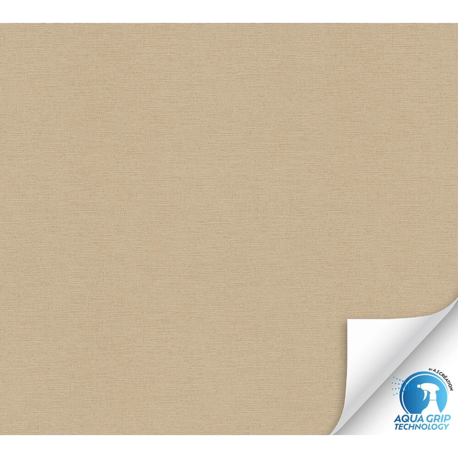 A.S. Création Vorgeleimte Unitapete in dunklem Beige-Creme 10,05 m x 0,53 m günstig online kaufen