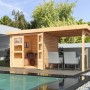 Karibu Express Gartenhaus Speedy A Set Naturbelassen 433 cm x 217 cm Anbaudach_15
