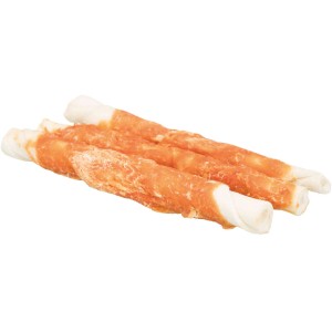 Jollypaw Kaurollen Huhn, 3 Stück, 17cm. Leckerer Hunde-Kaustick aus Rinderhaut mit Hühnchen.