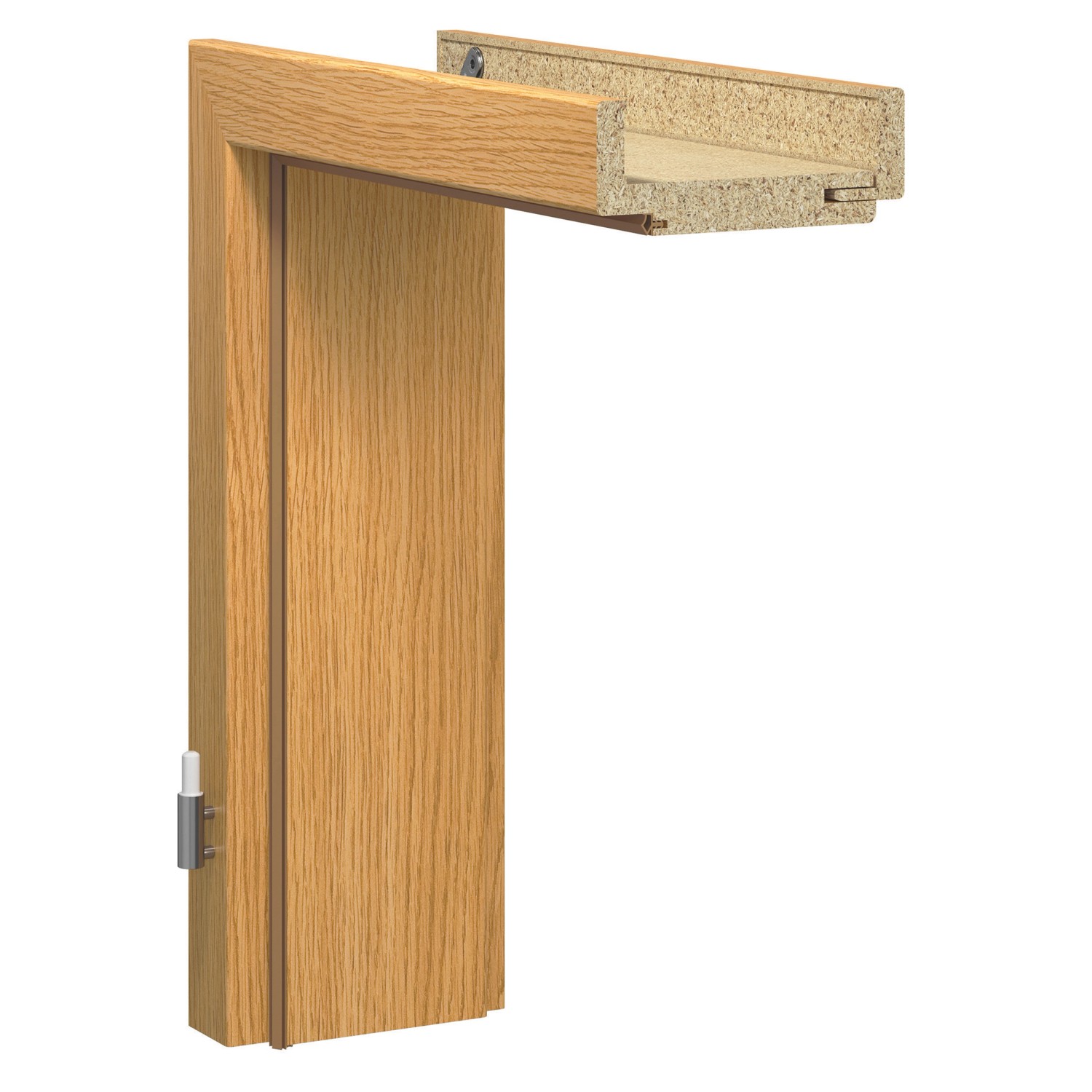 Türzarge Dekor Eiche Hell Holznachb. (GA30) 86 x 198,5 x 16,5 cm Anschlag L/R
