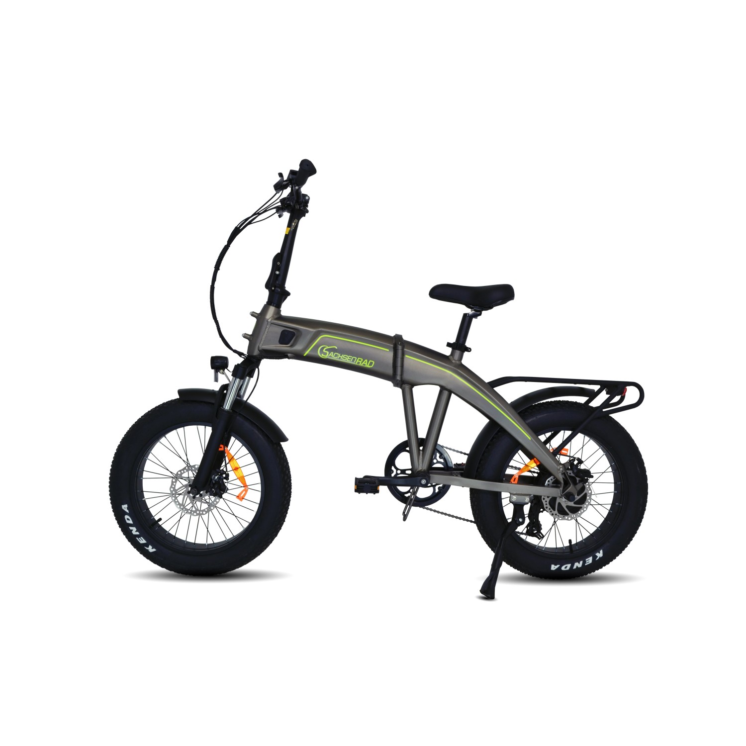 SachsenRad E-Folding Bike F6 Safari Fatbike