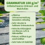 TTL GARDEN Unkrautvlies 100g/m² 1x50m 50m² Rolle Schwarz Inkl. 100 Erdanker 150mm Schwarz Gartenvlies Mulchvlies UV-stabil_5