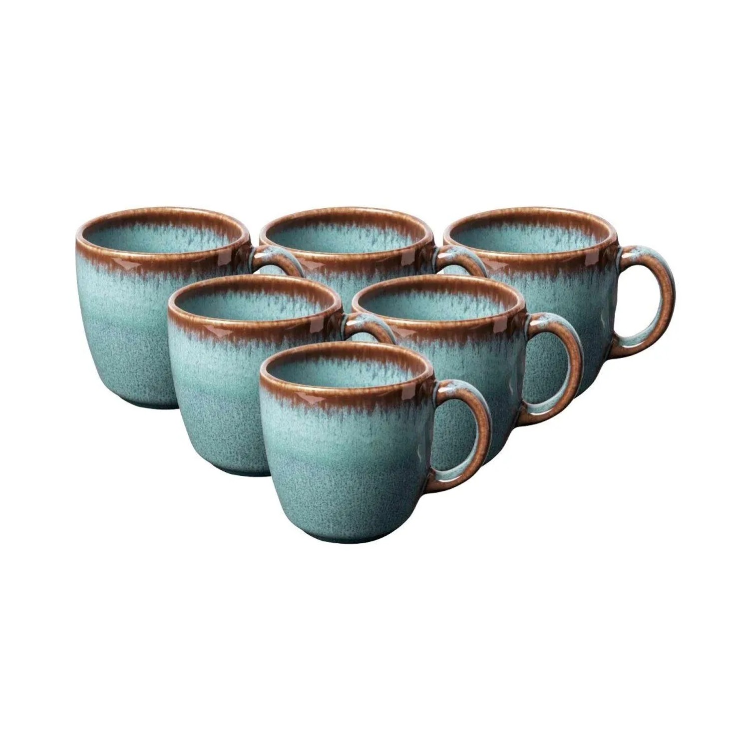 like. by Villeroy & Boch Lave Kaffeetassen 190 ml 6er Set Glacé