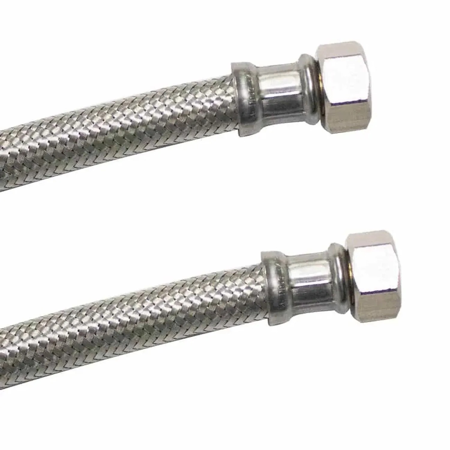 Klasebo Panzerschlauch 3/4 Zoll Edelstahl Flexibel 1.000 mm Trinkwassergeeignet