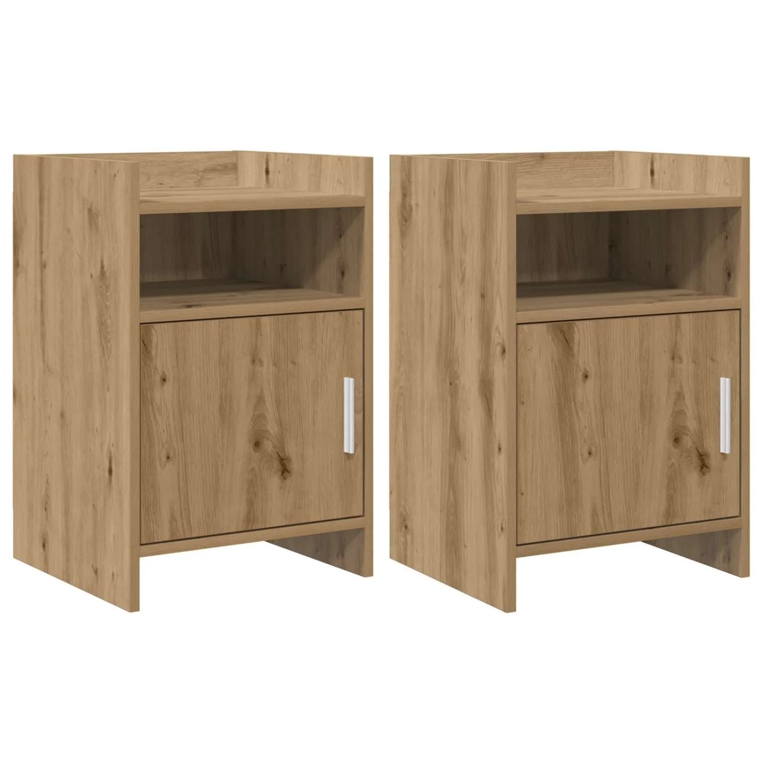 vidaXL Nachttische 2 Stk Artisan-Eiche 40 x 36 x 60 cm Holzwerkstoff 8011050