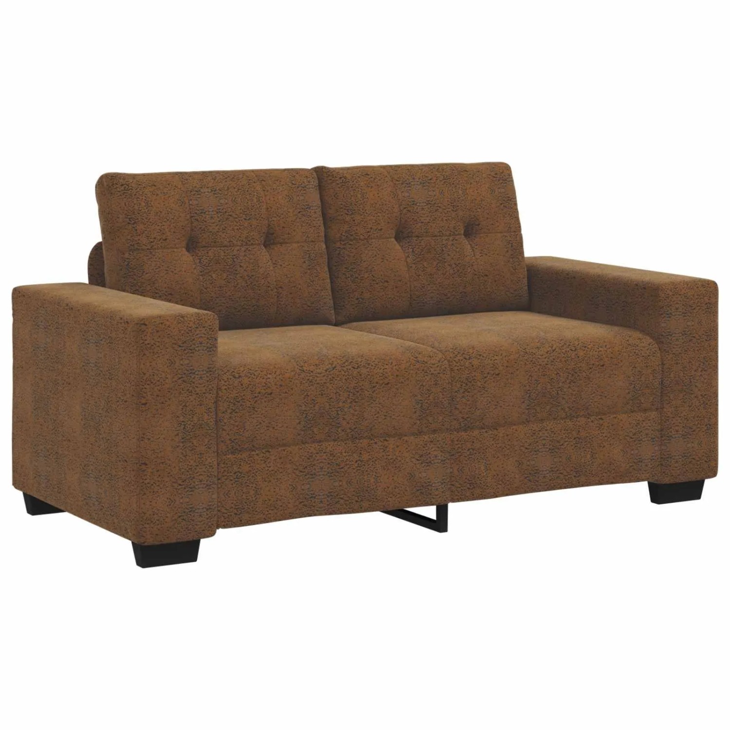 vidaXL Zweisitzer-Sofa Braun 120 cm Kunstleder 4105120