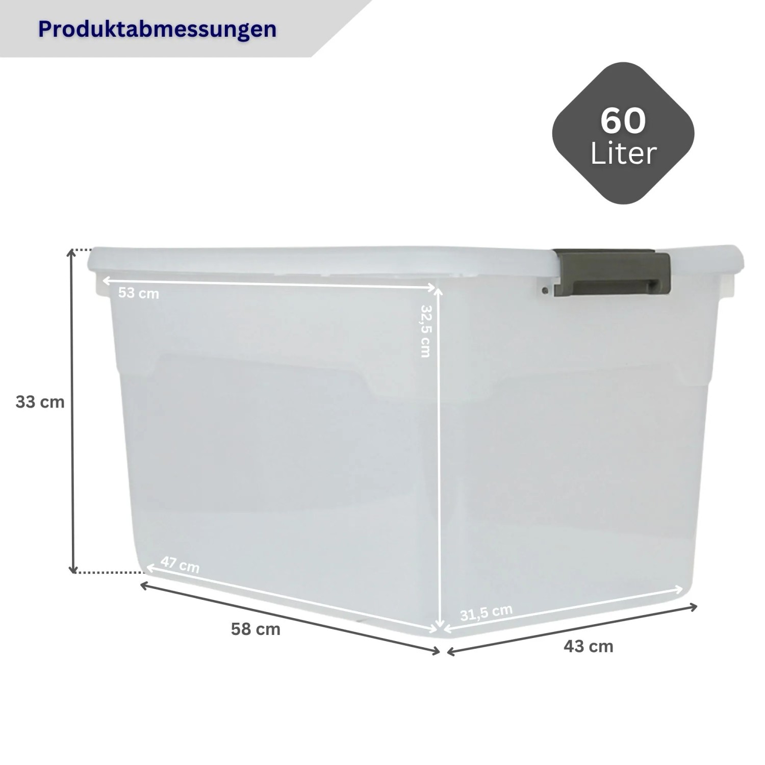 PROREGAL SuperSparSet 5x Eurobox NextGen Color | HxBxT 12x40x60cm | 23