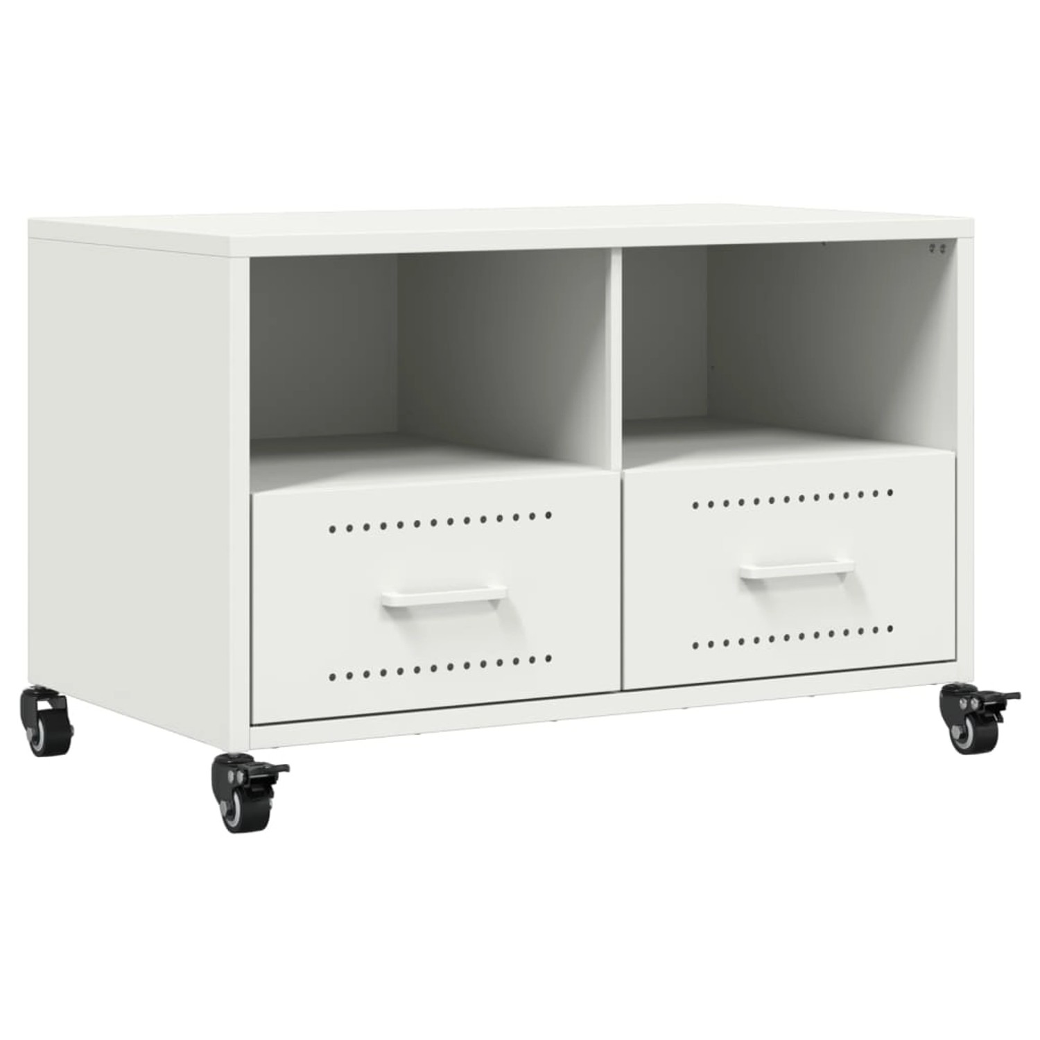 vidaXL TV-Schrank Weiß 68x39x43,5 cm Stahl 846703 günstig online kaufen