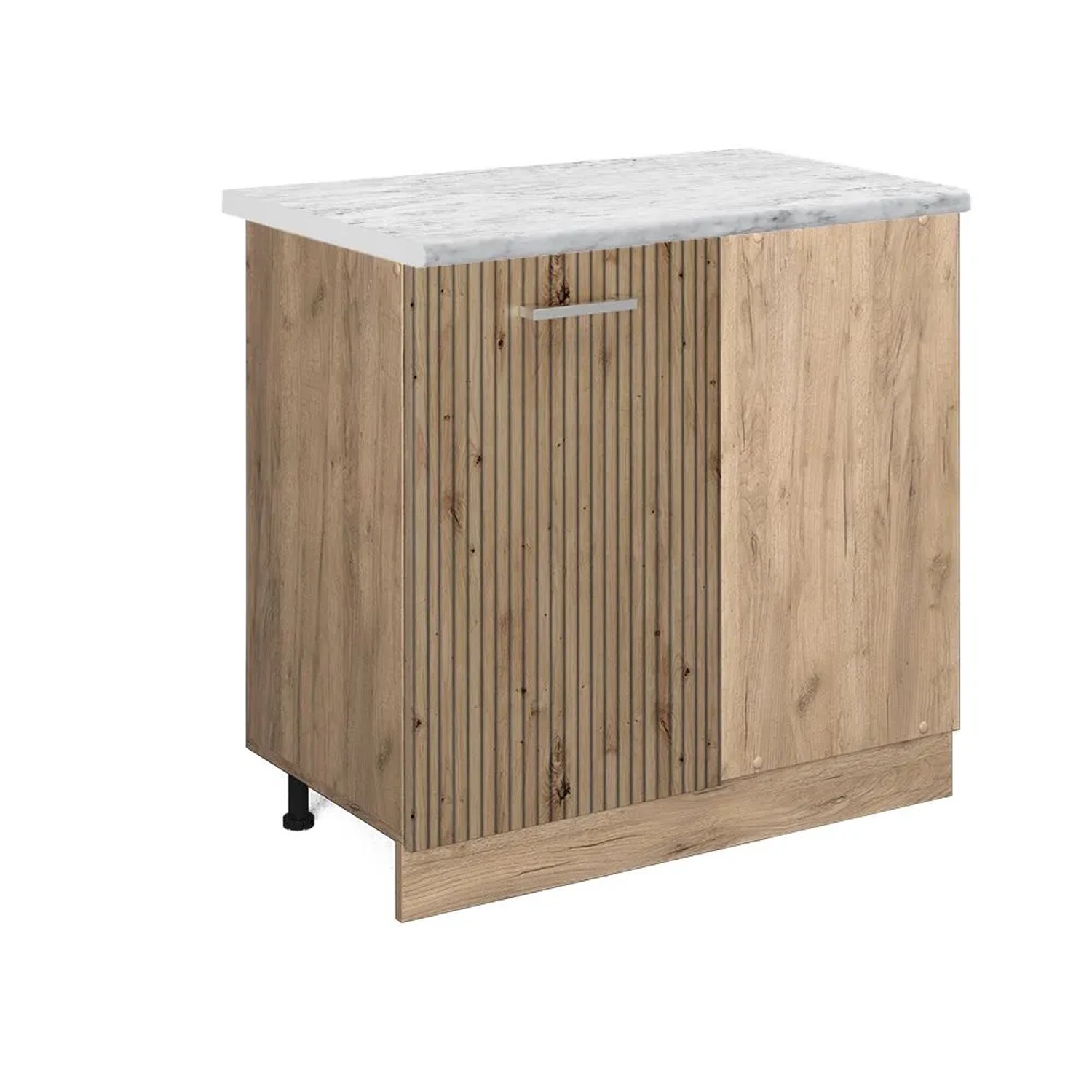 Vicco Eckunterschrank R-Line Artisan-Eiche Goldkraft Eiche 86 cm AP Marmor