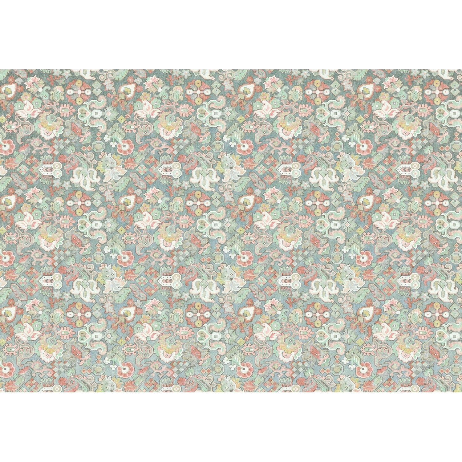 Sanders & Sanders Fototapete Meeresblumen Multicolor 400 x 280 cm 611867