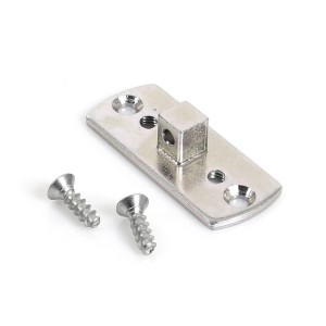 Somfy Träger für Rollladenmotor (Ø50mm) mit Schrauben, Stahl verchromt.