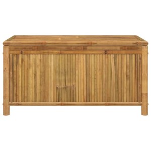 VidaXL Gartentruhe aus Bambus, 110x52x55 cm, ideal zur Aufbewahrung von Gartenutensilien.
