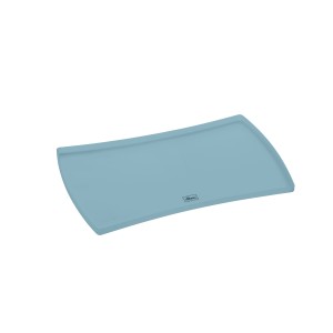 Hellblaue Hunter Napfunterlage Mayfair (48x30cm) für Hundenäpfe.