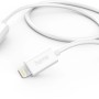 Weißes Hama Ladekabel USB-A auf Lightning (1 m) für iPhone, iPad und iPod.