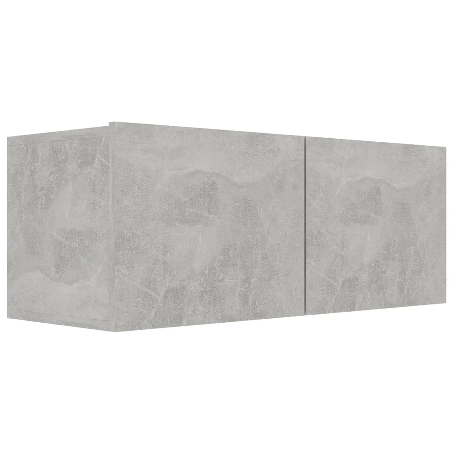 VidaXL 4-tlg. TV-Schrank-Set Betongrau Holzwerkstoff  Modell 21