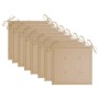 vidaXL Klappbare Gartenstühle mit Kissen 8 Stk Massivholz Teak 3072780_6