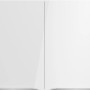 Optifit Arvid986 Küchen-Hängeschrank, 100 cm breit, weiß mit zwei Türen.