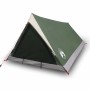 Grünes 2-Personen-Campingzelt, wasserfest, A-Form mit Eingang. Ideal für Camping & Outdoor.