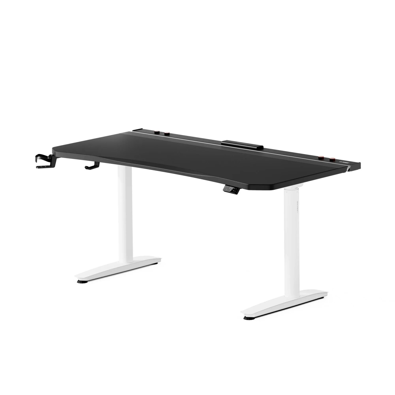 DIABLO CHAIRS Elektrisch Verstellbarer Gaming-Schreibtisch X-Forge 1600 x 800 mm Schwarz-Weiß