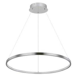 Moderne LED-Hängeleuchte Ralph von Globo, Metallfarben, Ø 60 cm. Elegante Pendelleuchte für Innenräume.