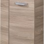 Fackelmann Waschbeckenunterschrank SBC Steinesche, 44 cm breit. Badmöbel mit Tür und Griff.
