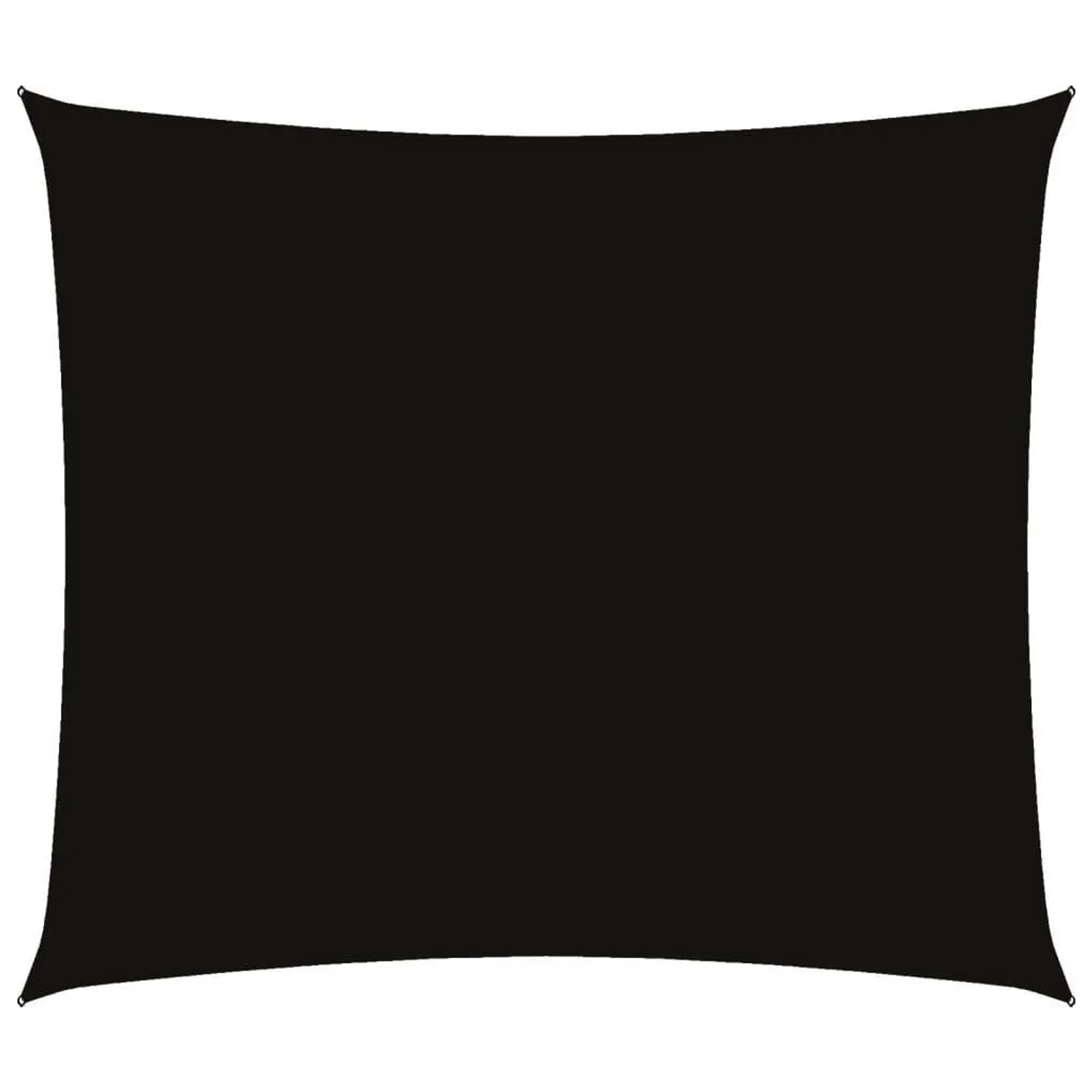 Furnicato Sonnensegel Oxford-gewebe Rechteckig 2x25 M Schwarz