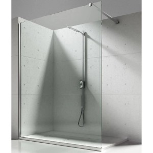 Aloni Walk In Dusche Begehbare Duschwand Glas Duschabtrennung Duschtrennwand Glastrennwand Glaswand Mit NANOBeschichtung BxH 1200 X 2000 Mm