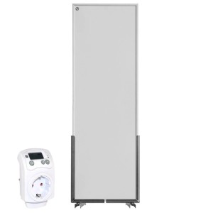 Allegra24 Infrarottrockner T300 mit Thermosteuerung und 2 Edelstahlstandfüßen.