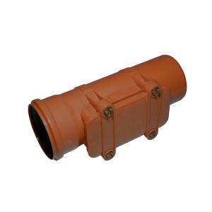 Marley Kanalgrund-Reinigungsrohr DN 125 aus Kunststoff für die Grundstücksentwässerung.