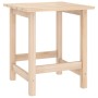 vidaXL Beistelltisch aus Tannenholz für Adirondack-Gartenstuhl, quadratisch.