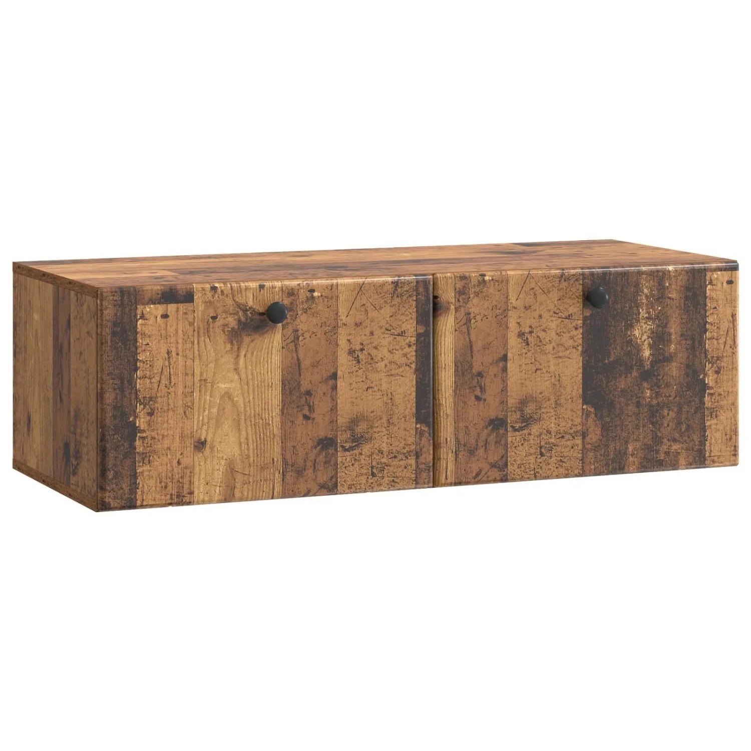 vidaXL Wandmontierter TV-Schrank Altholz 98 x 41 x 30 cm Holzwerkstoff 899213