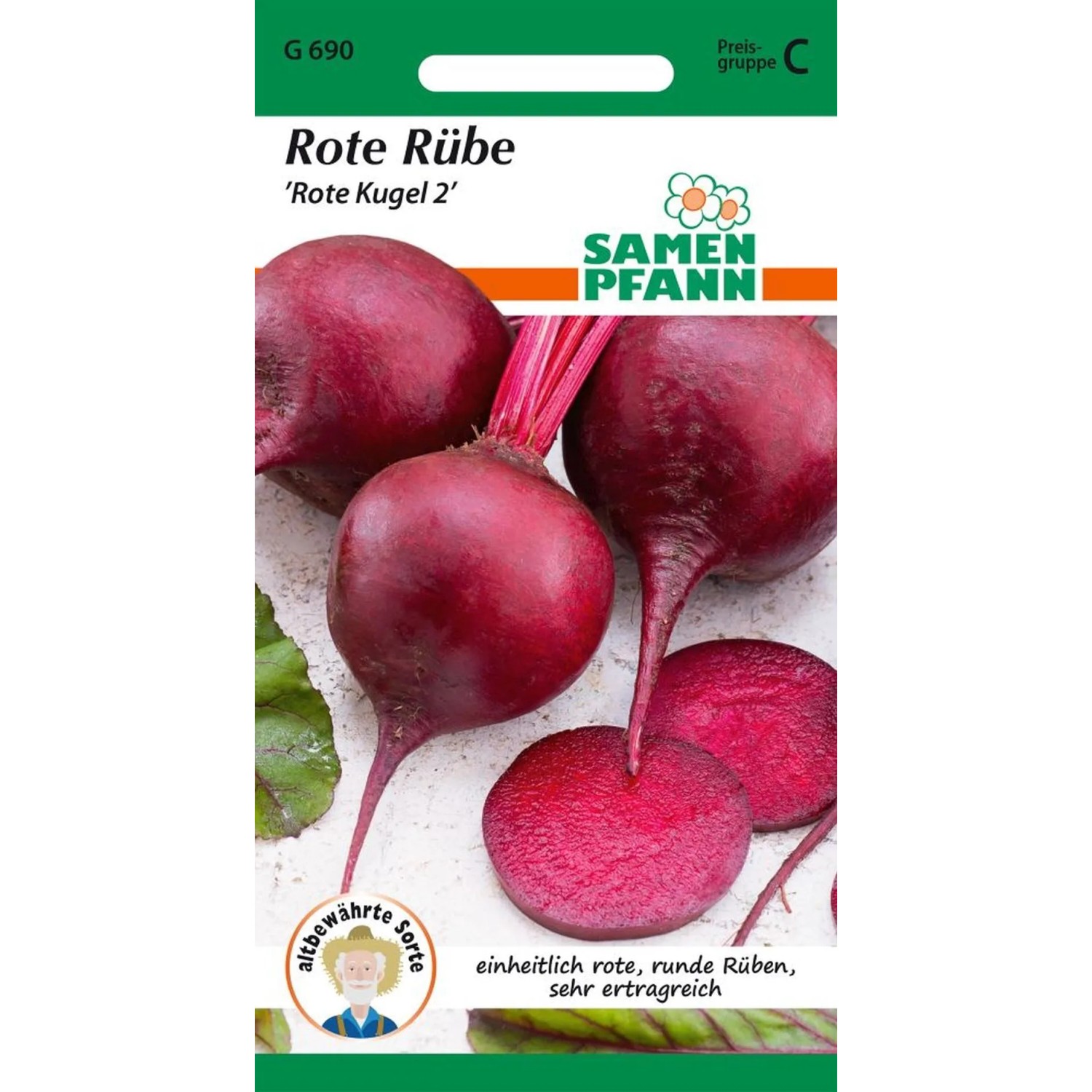 SAMEN PFANN Rote Beete Rote Kugel