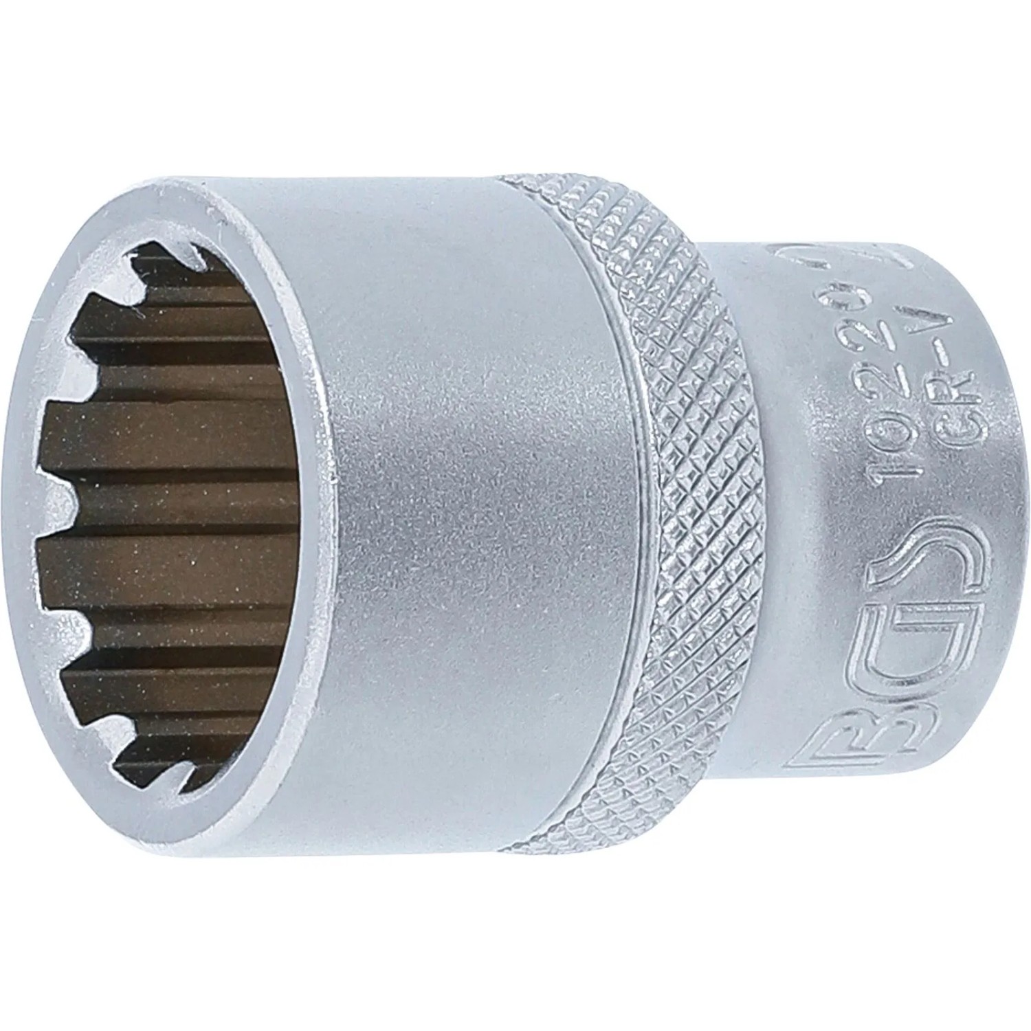 BGS Steckschlüssel Einsatz Gear Lock Antrieb Innenvierkant 12 5 Mm  1 2 Zoll  SW 20 Mm 10220