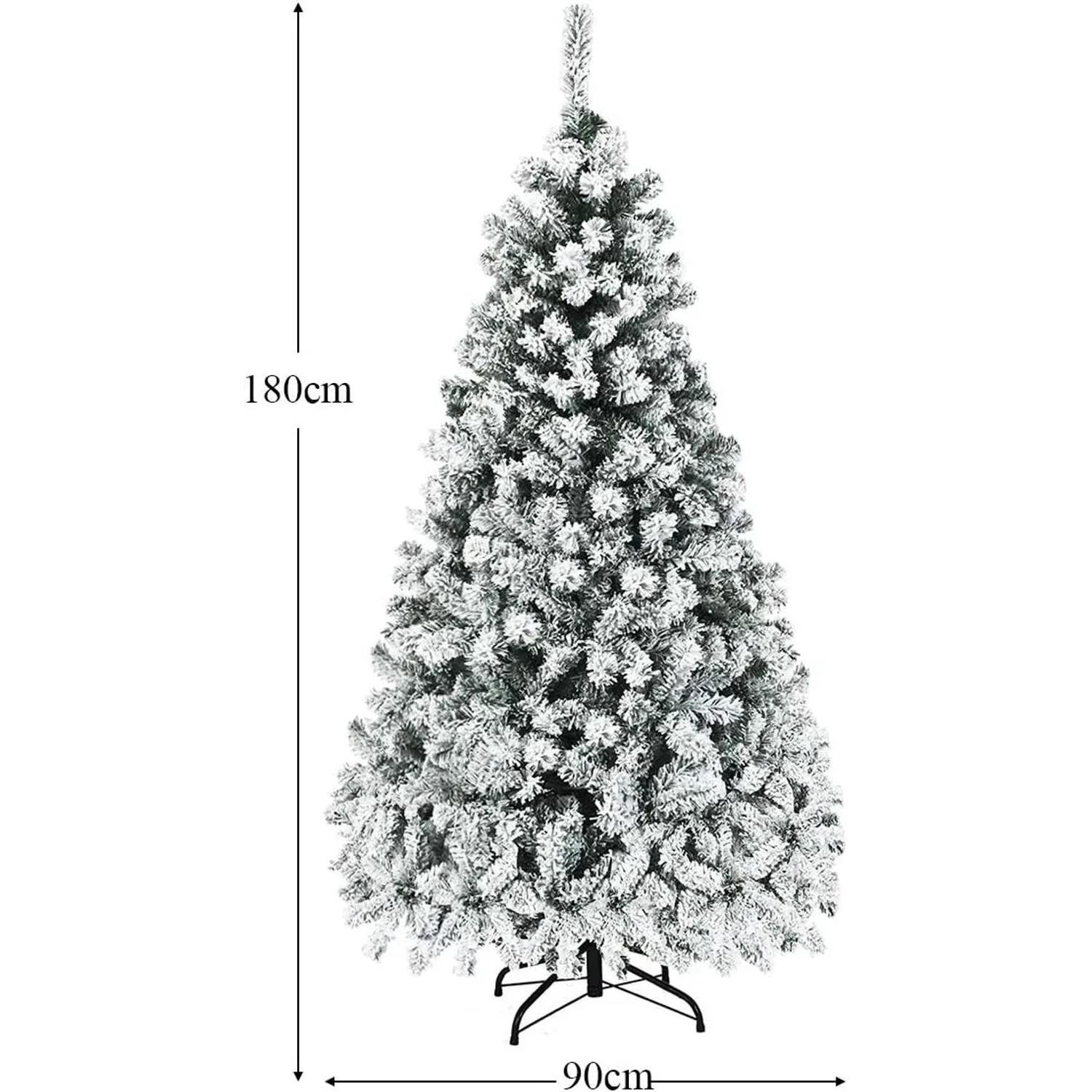 COSTWAY Knstlicher Weihnachtsbaum LED warmwei 180 cm kaufen bei OBI