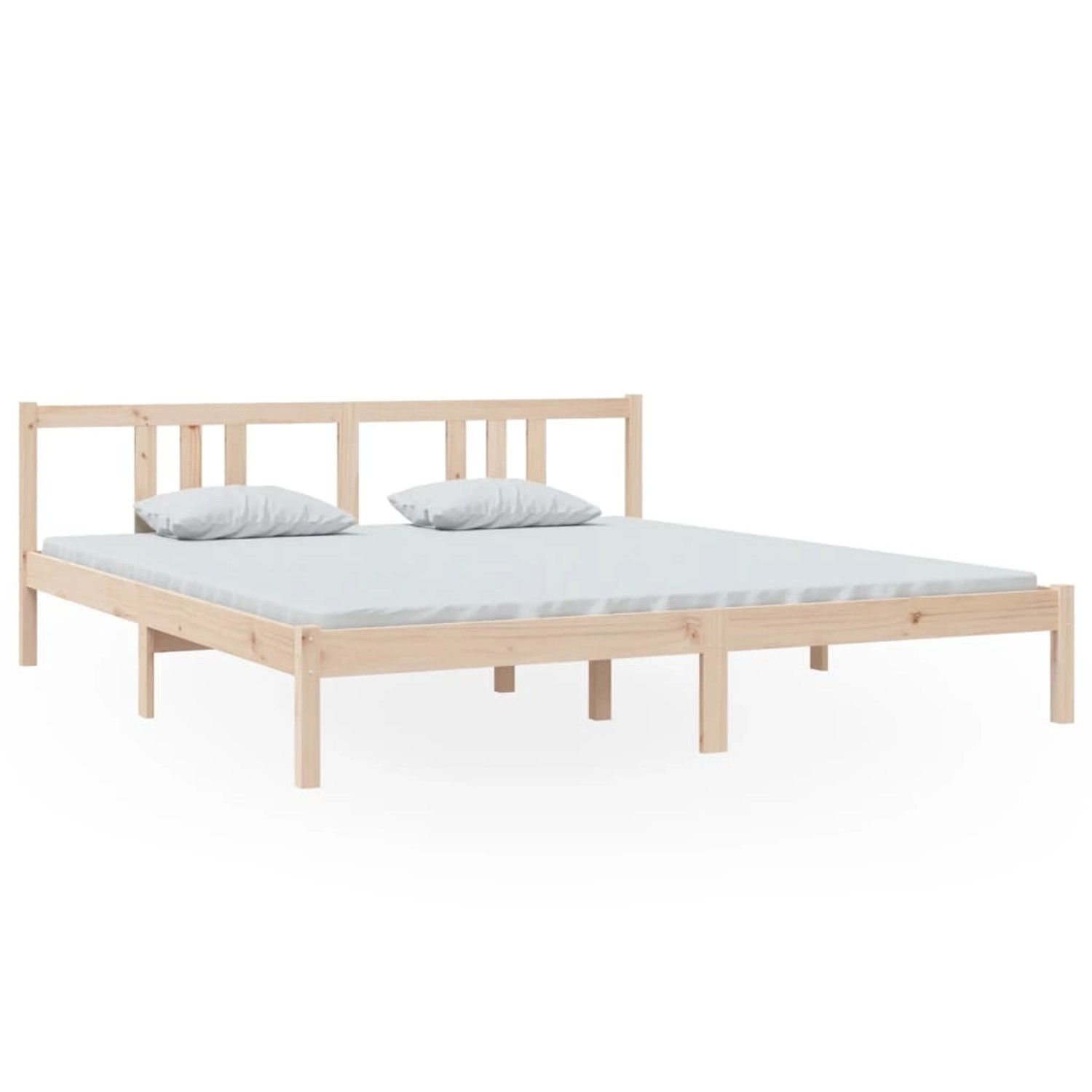 vidaXL Massivholzbett 180x200 cm 814899