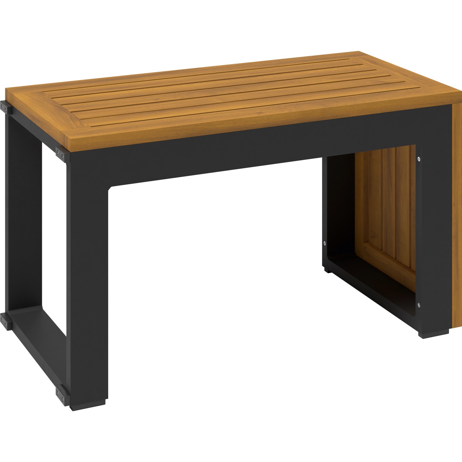 LoungeSet Lipson 3teilig aus Akazienholz und Aluminium Grau kaufen