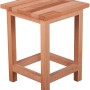 Garden Pleasure Universalhocker Marco 1 aus Eiche, 40x30x30 cm, vielseitig einsetzbar.