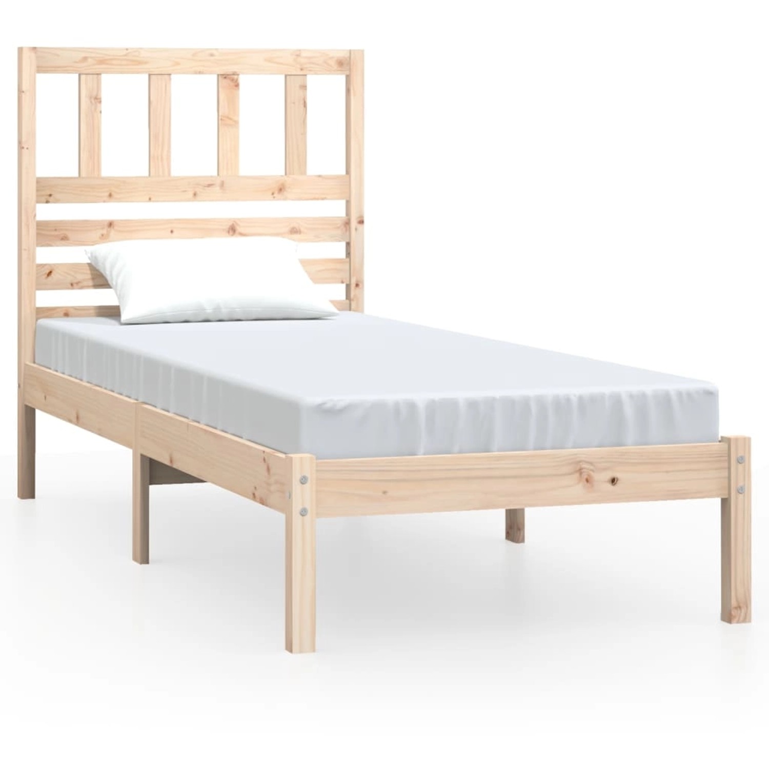 vidaXL Massivholzbett Kiefer 90x190 cm 3FT Single1052716 günstig online kaufen