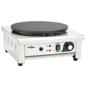 vidaXL Elektrischer Crepe-Maker mit Ausziehbarem Tablett 40 cm 3000 W 50740