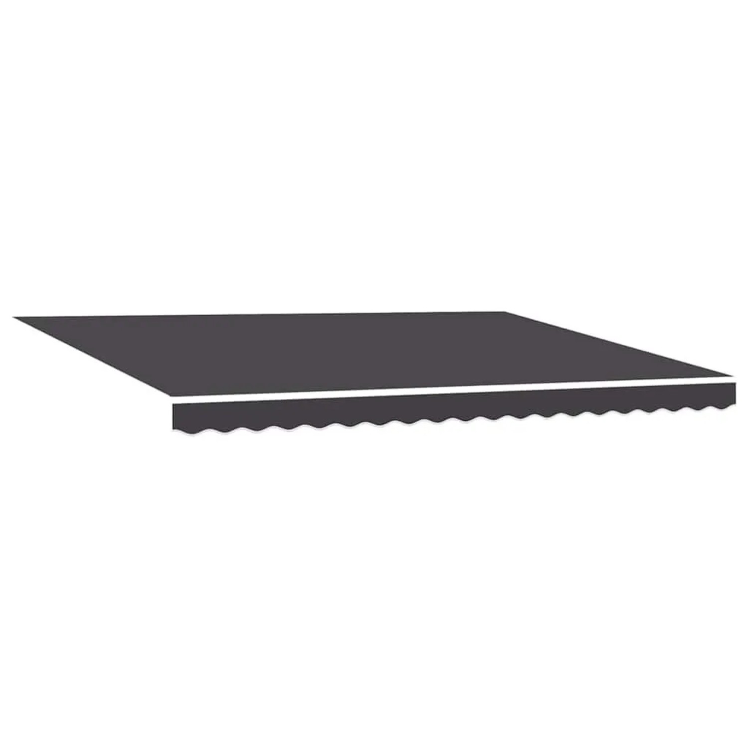 vidaXL Einziehbare Markise Anthrazit 450 x 350 cm 3330874_5