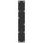 Schwarzes vidaXL Esstischbein in A-Form, Stahl, 70x72 cm, zur Tischmontage.