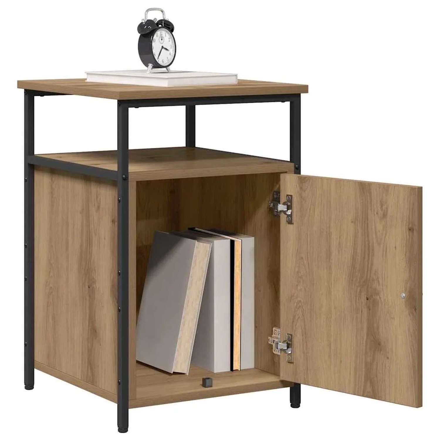 vidaXL Nachttisch Artisan-Eiche Holzwerkstoff 879503_3