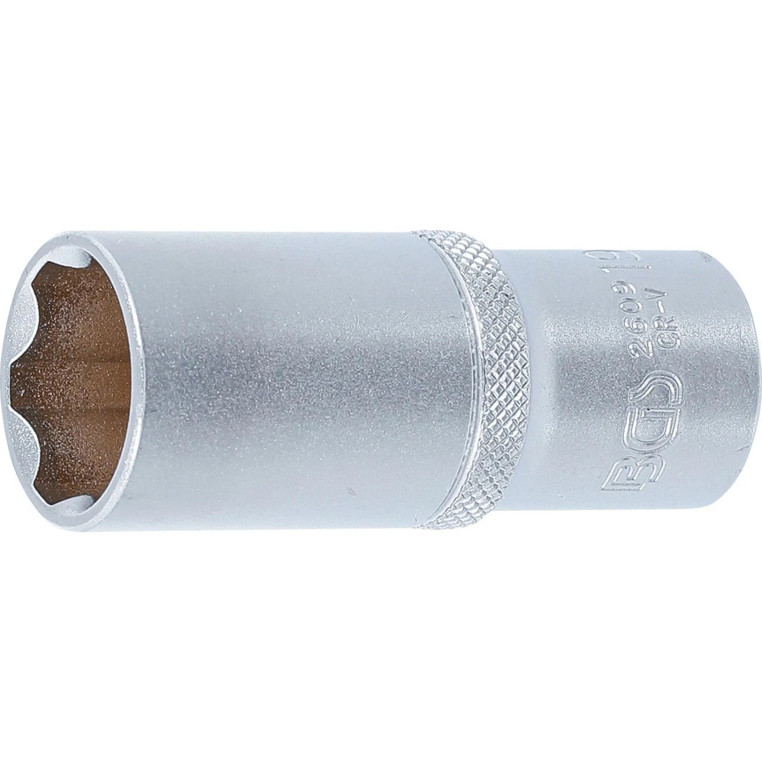 BGS Steckschlüssel Einsatz Super Lock Tief Antrieb Innenvierkant 10 Mm  3 8 Zoll  SW 19 Mm 2609