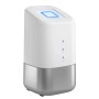 HmIP Home Control Unit: Smart-Home-Zentrale in Weiß/Silber mit blauen Statusanzeigen.