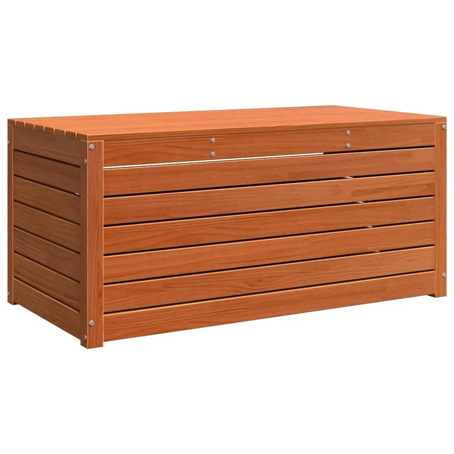 vidaXL Aufbewahrungsbox Wachsbraun 101 x 50,5 x 46,5 cm Holzwerkstoff 865398