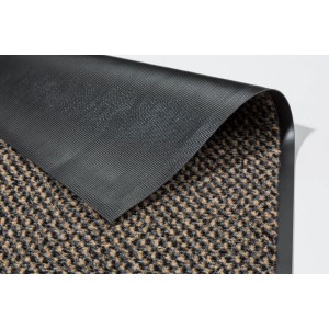 OBI Sauberlaufmatte, meliert braun, 40x60 cm, mit rutschfester PVC-Rückseite.